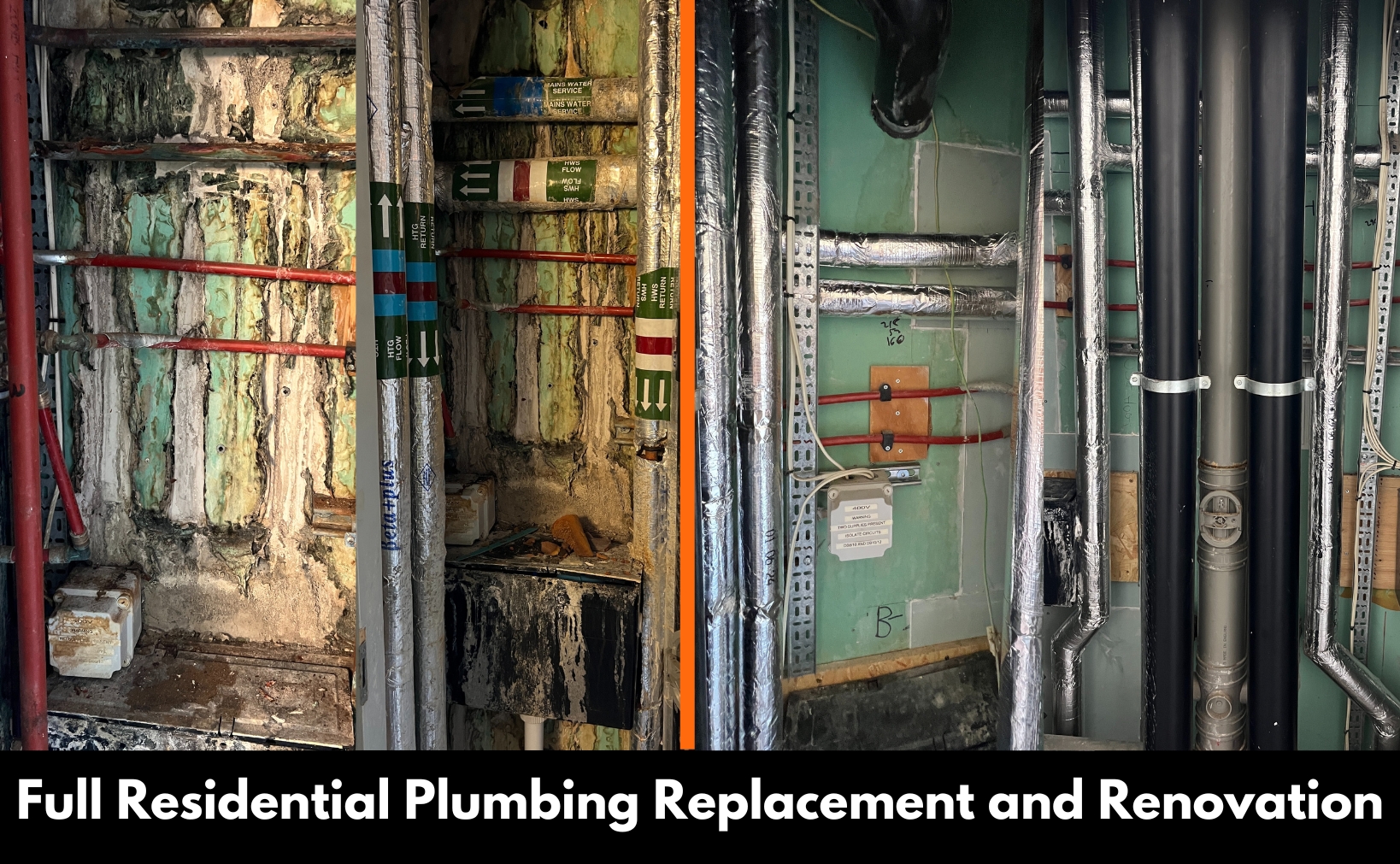 Gallery Detail: Residential Plumbing Replacement Renovation