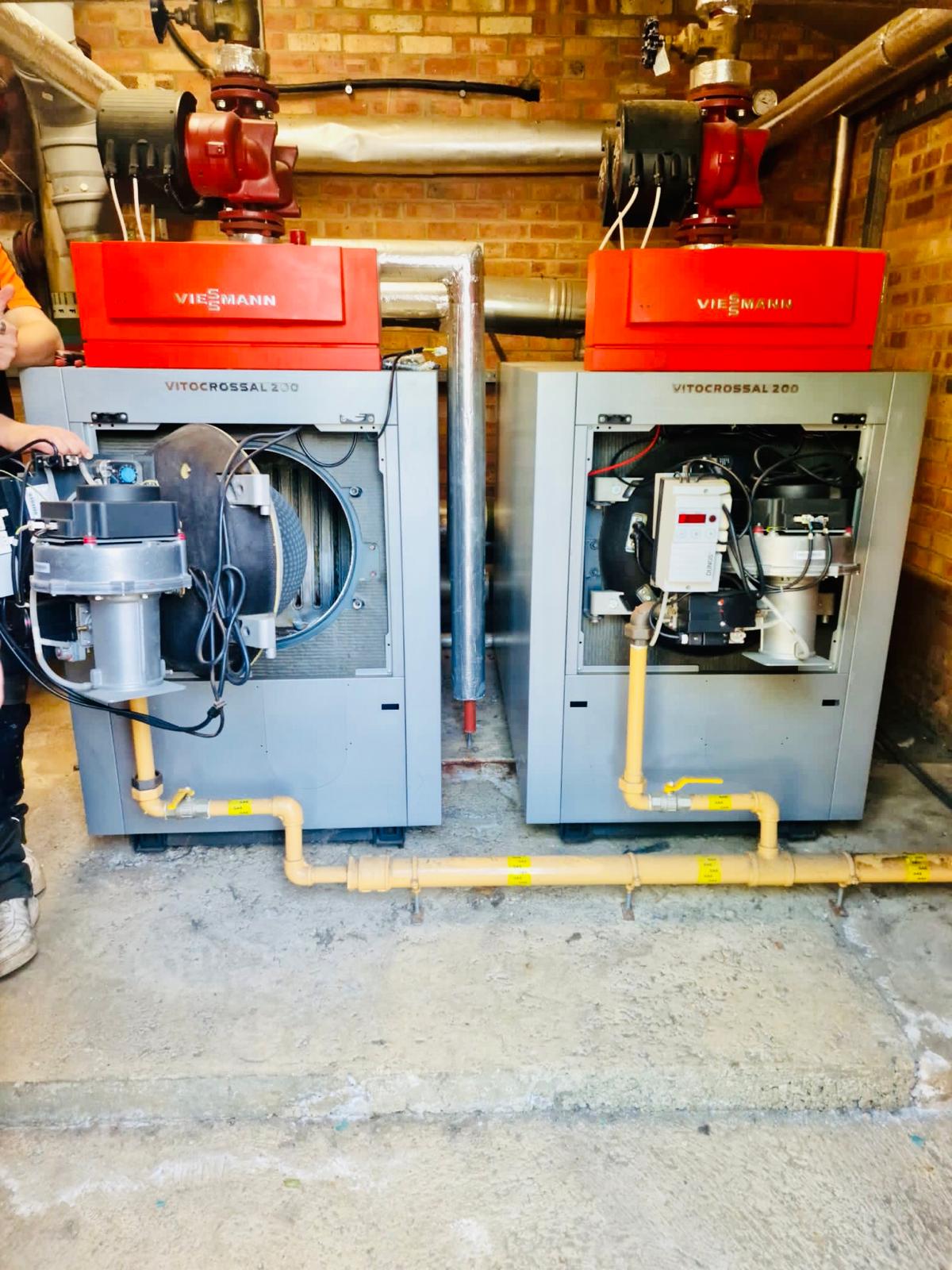 Plant Room Installation Services this image shows a recent plant room installation