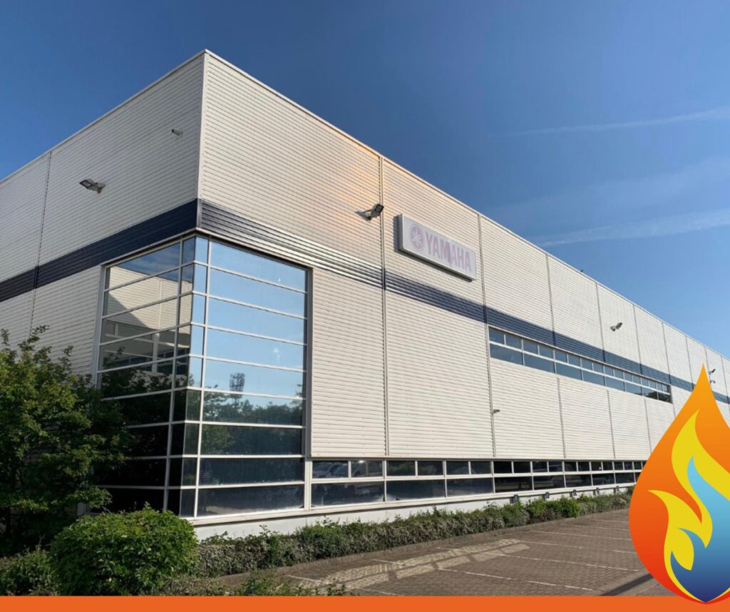 How Yamaha Improved Efficiency with a Heating System Upgrade - this image shows the yamaha building in Milton Keynes