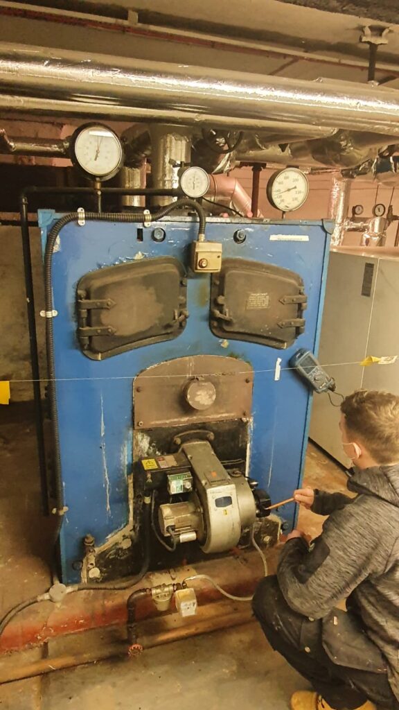 Bletchley park heating system
