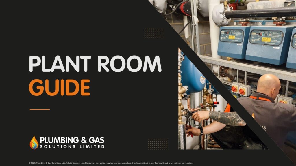 Plant room guide - this is the front cover of our bespoke plant room guide