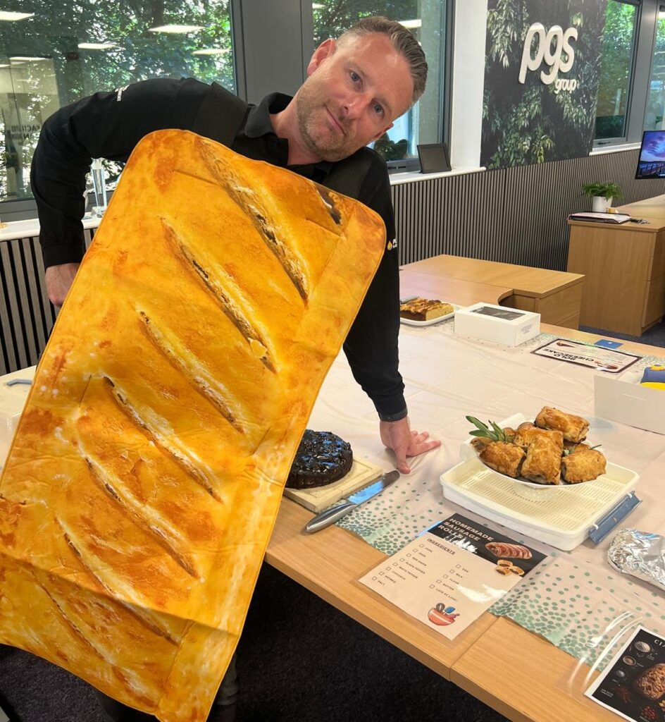 Dan and his Sausage Rolls for MK Best Baker