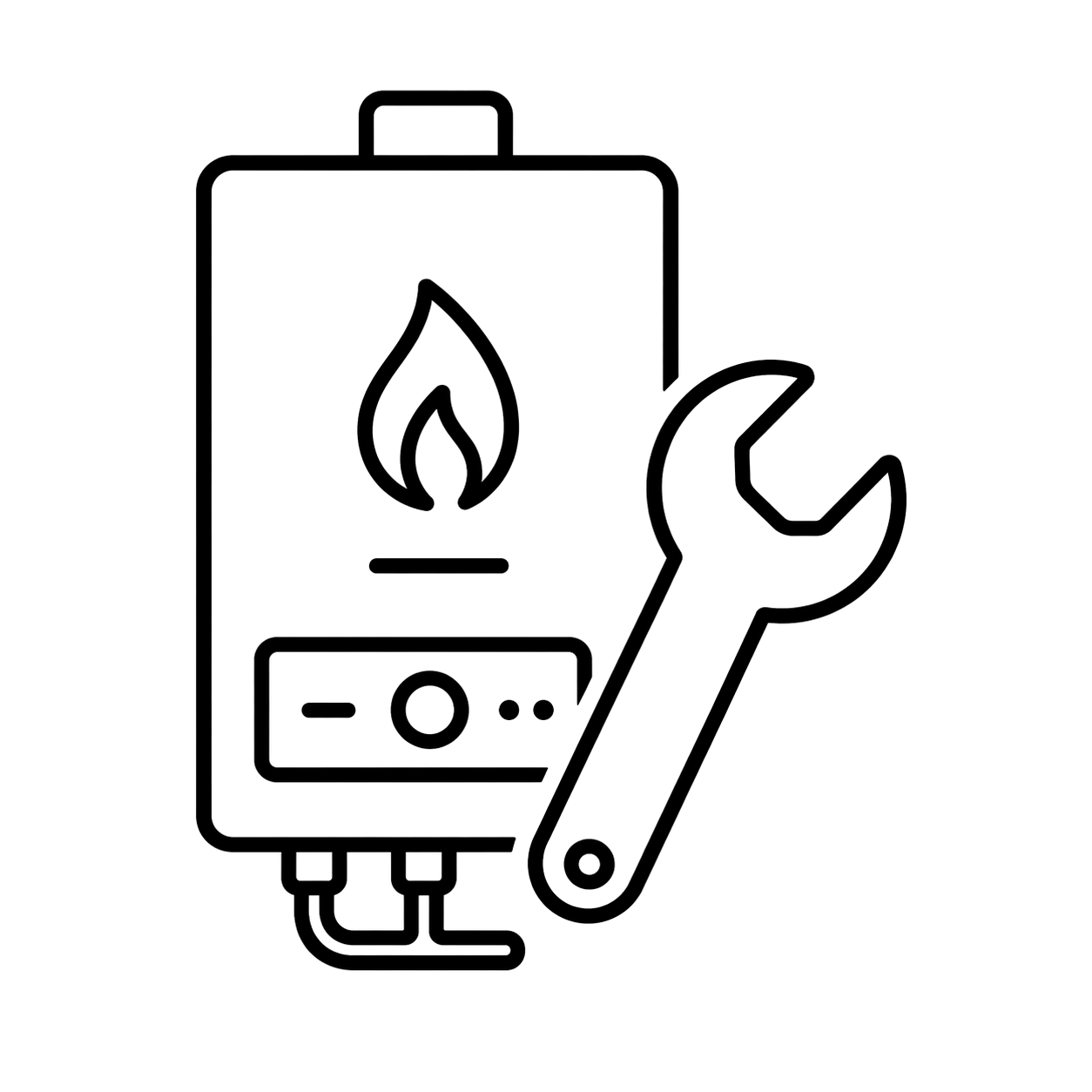 Boiler repair icon for emergency heating repairs in Milton Keynes