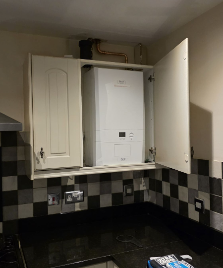 New boiler installation for a domestic customer