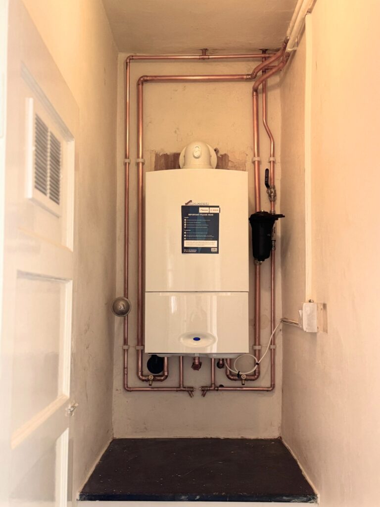 Domestic boiler installation